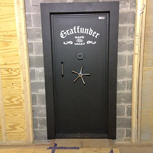 New Fort Knox Vault door installed and trimmed out